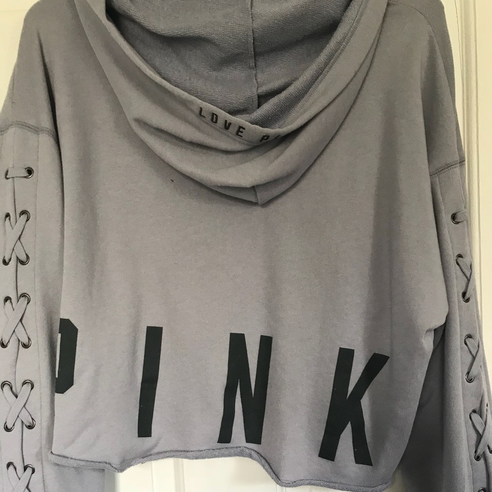 VS PINK cropped hoodie